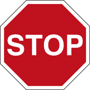 when was the first stop sign invented