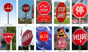 stop signs around the world