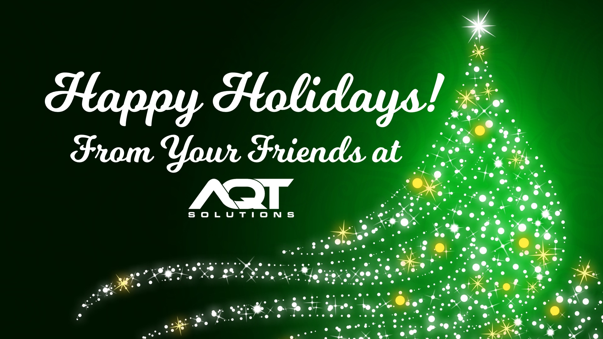 AQT Solutions Training Systems Holiday Greetings 2016
