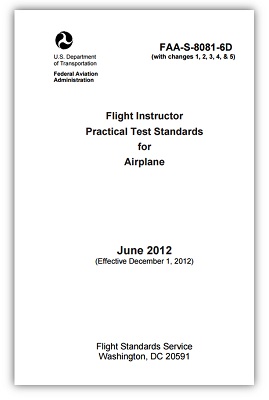 Flight Instructor Practical Test Standards for Airplane