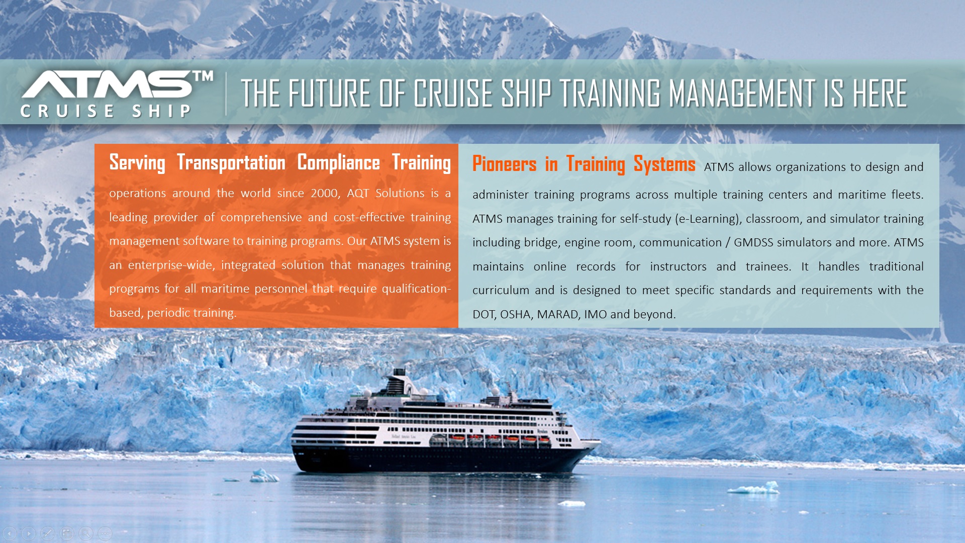 cruise ship liner services course