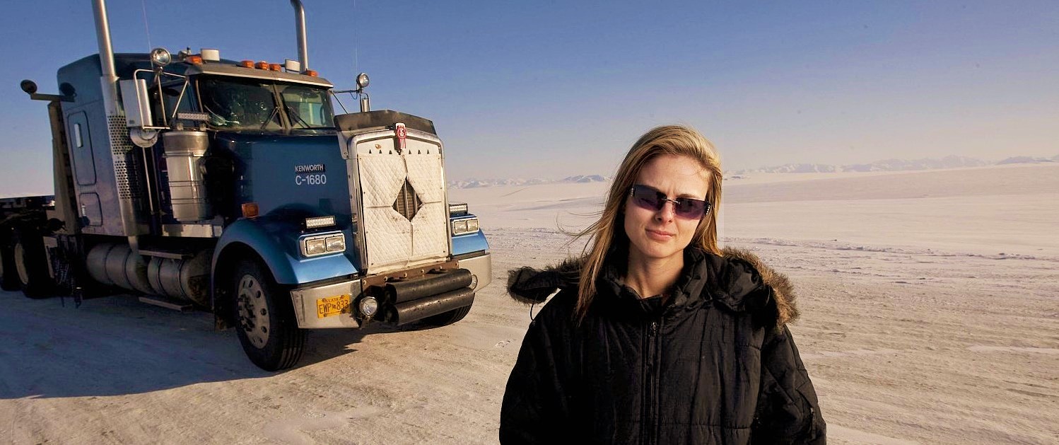 Among the courageous women in trucking stands Ice Road Trucker Lisa Kelly i...