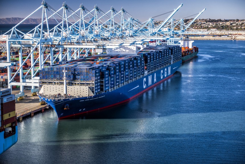 Port of Los Angeles Ben Franklin Cargo Shipping