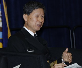 Admiral Tomohisa Takei Chief of Staff of the Japan Maritime Self-Defense Force, on Feb. 18, 2016. US Naval Institute Photo