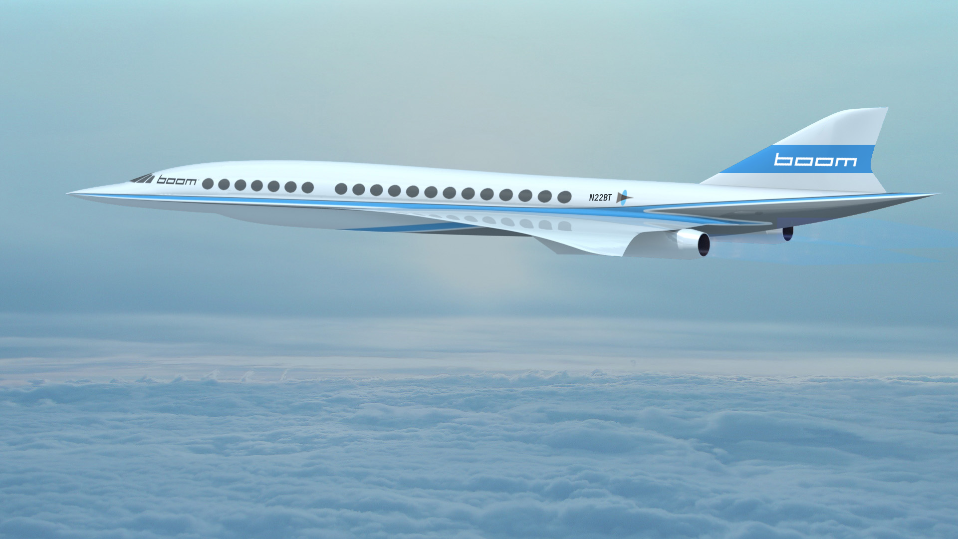 Richard Branson Backed Gorgeous New Boom Jet