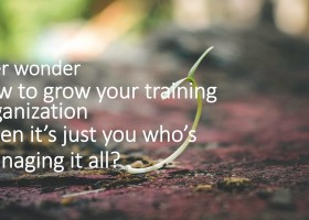 how to manage your training organization with few administrators